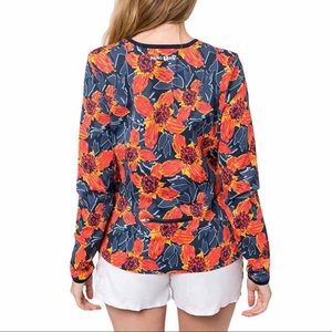 Hang Ten Women's Long Sleeve Rashguard with UPF 50+
